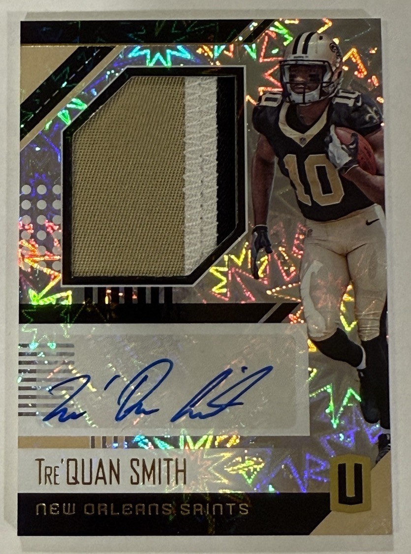 Tre'Quan Smith Panini Unparalleled Rookie Jersey Autographs #TS Impact