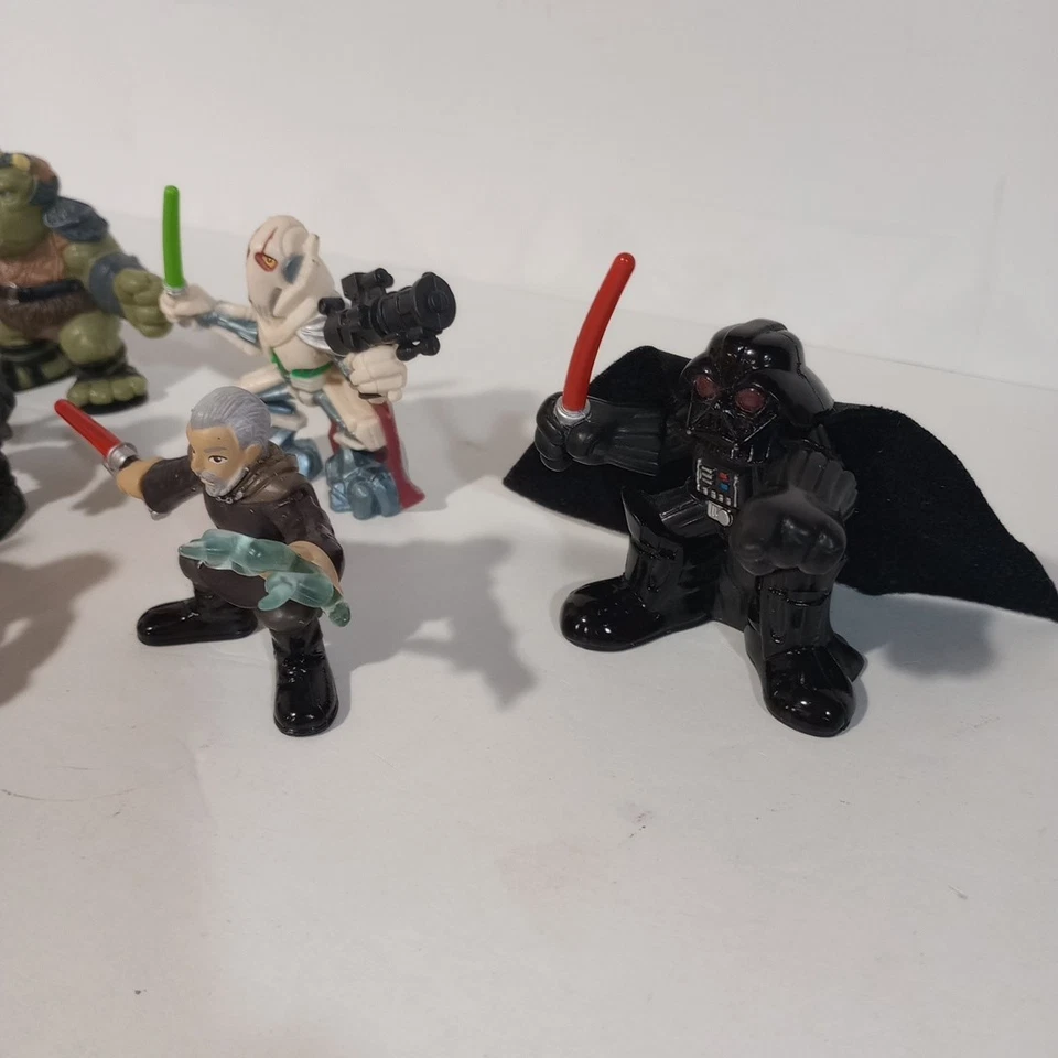 Hasbro Star Wars Galactic Heroes Lote de 11 Luke, Darth, R2d2, Han Solo, Obi-Wan Foto 2 de 4