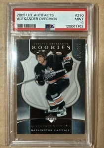 2005 Upper Deck Artifacts #230 Alexander Ovechkin RC  PSA 9 Mint 131/750