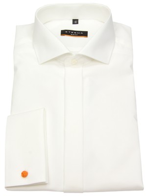 Eterna Galahemd Slim Fit Haikragen Cover Shirt Umschlagman. hellbeige - ohne OVP