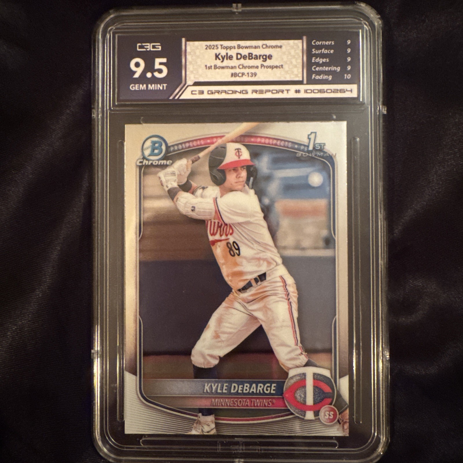 2025 Bowman - Chrome Prospects Kyle DeBarge #BCP-139 (RC)