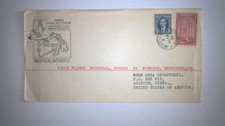 CANADA FIRST FLIGHT COVER: 1939 MONTREAL TO BOTWOOD