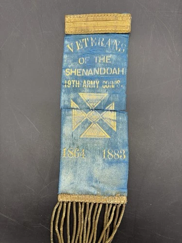 1883 Civil War Veterans Reunion Shenandoah 19th Army Corps Virginia