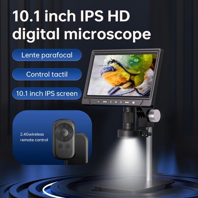 Digital Microscope Camera 10.1 '' LCD Soldering Microscope for Electronics Repair