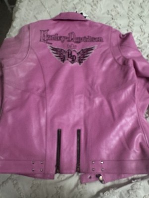 Harley Davidson Pink Leather Jacket.