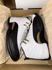 Air Jordan Retro 12 Royalty white/Black/gold New Deadstock DS Men Size 11