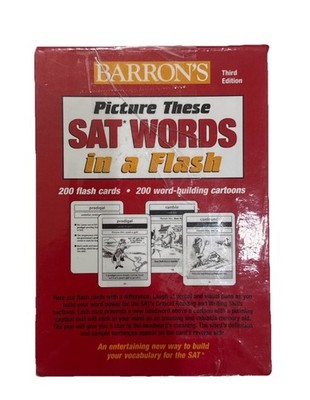 Picture These SAT Words in a Flash, Barron's (3rd Edition) - 200 Cards