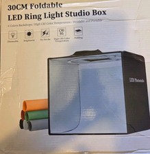 30cm Foldable Photo Studio Box Portable LED Ring Light Shooting Box