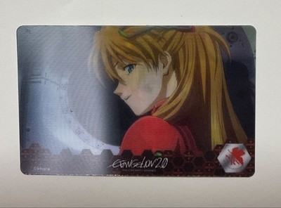 Evangelion Movie 3D Sticker Card Asuka Bandai Japan Limited