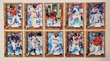 2025 Topps Holiday - GOLD HOLIDAY LIGHTS PARALLELS - Card #s 1-200 - U PICK