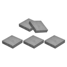 5Pcs 45x45x10mm Graphite Electrode Plate DIY Graphite Block Ingot