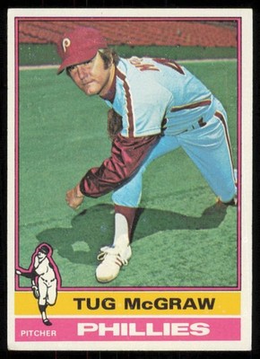 1976 TOPPS TUG MCGRAW PHILADELPHIA PHILLIES #565 VG/EX