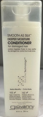 Giovanni Smooth As Silk Deeper Moisture Conditioner for Damaged Hair, 8.5 oz.