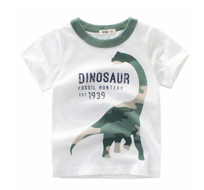 Kids Boys Cotton T Shirt Casual Short Sleeve Summer Top Clothing