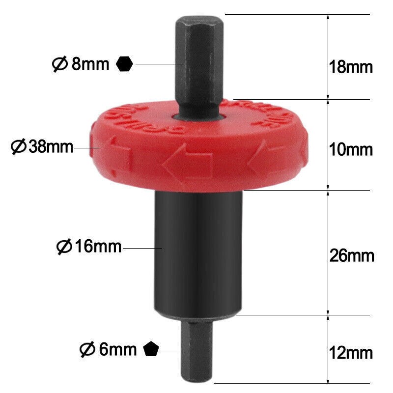 Electric Start Drill Bit Engine Starter Adapter for String Trimmer Leaf Blower t