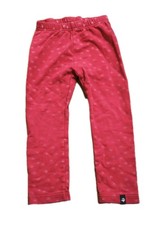 🪶 stabilere angeraute Leggings Gr. 92/98 JAKO-O pink m. Schneesternen