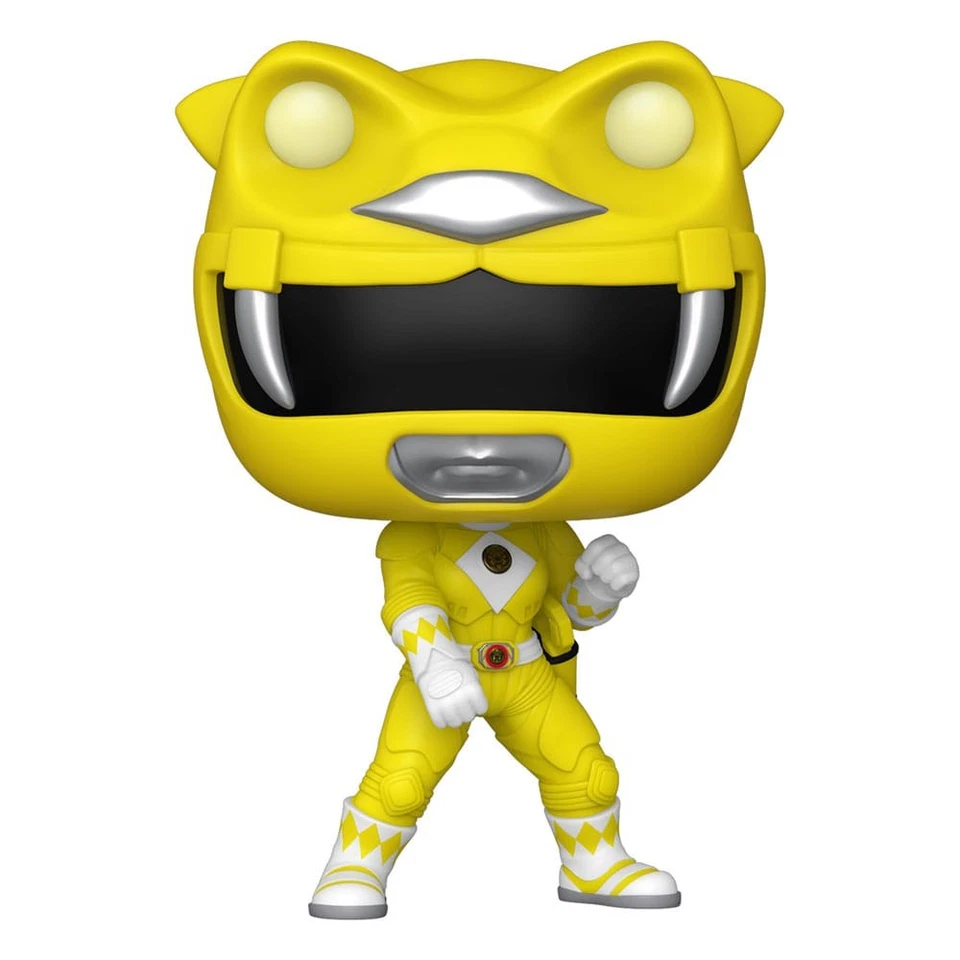 Mighty Morphin Power Rangers: The Movie POP! Movies Vinyl Figures Yellow Rang... - Photo 1/1
