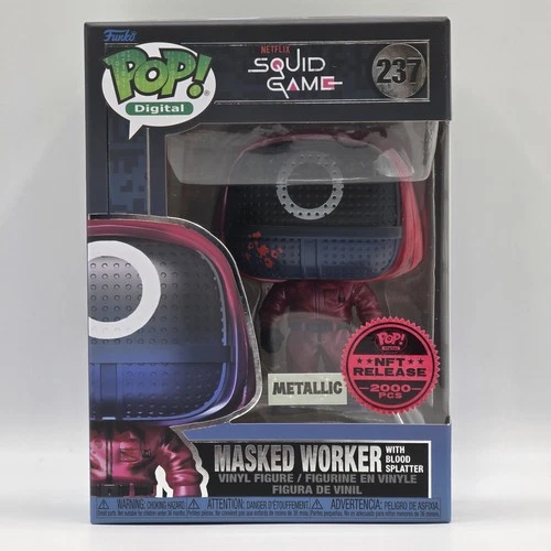 Funko Pop! Digital Squid Game #237 Masked Worker w/ Blood Splatter LE 2000 pcs