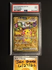 Pokemon TCG Pikachu ex 247/191 Sv08 Surging Sparks Hyper Rare Holo PSA 9