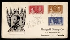 DR WHO 1937 BRITISH VIRGIN ISLANDS FDC KGVI CORONATION CACHET COMBO M70783