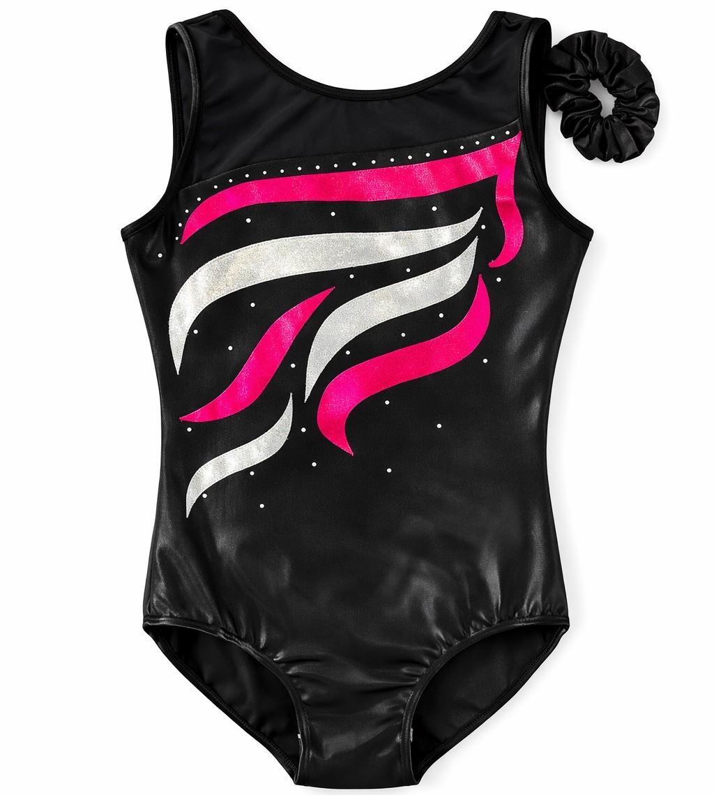 Balera LA Black Pink Swish Leotard Mesh Rhinestone Dance NWOT | eBay