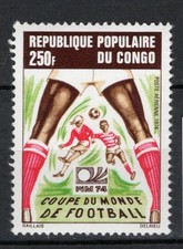 Congo 1974,sport,football,soccer, MNH stamp