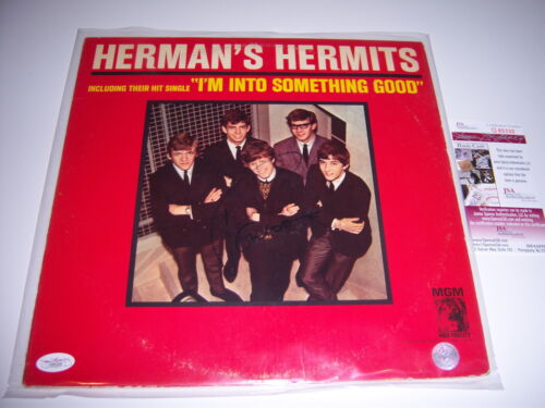 PETER NOONE HERMANS HERMITS JSA/COA SIGNED LP RECORD ALBUM - Picture 1 of 1