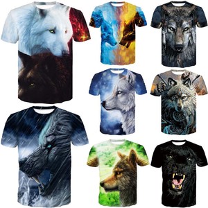 mens wolf t shirt