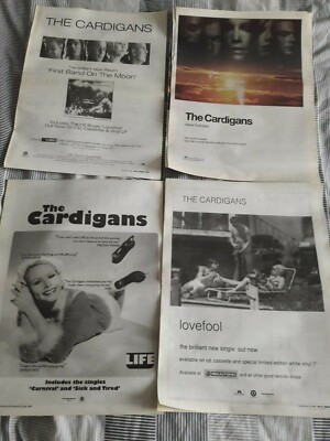 THE CARDIGANS - MAGAZINE ADVERT / SMALL POSTER love fool gran turismo ...
