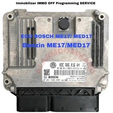 PROGRAMMING SERVICE IMMOBILIZER DELETE IMMO OFF VW VOLKSWAGEN AUDI ME17 MED17