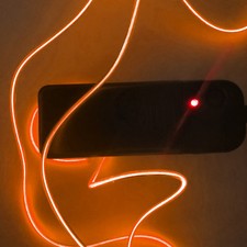 Orange Little Neon HO Slot Car  Model Railroad Lighting Kit for Dioramas