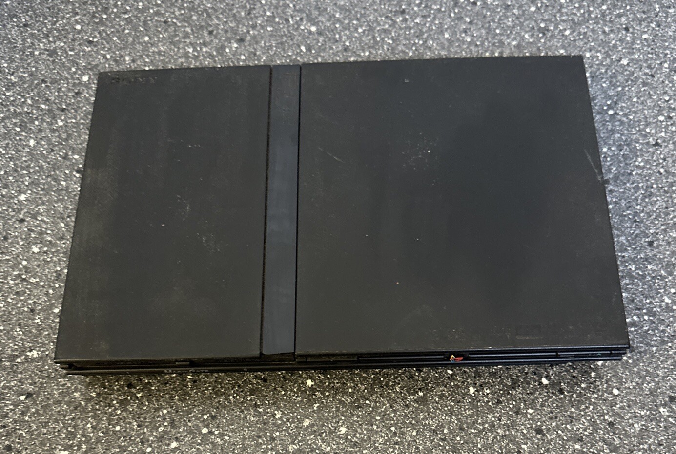 PlayStation 2 Slim Charcoal Black Console (SCPH79003) No Cables Just