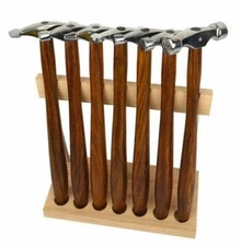 7-Piece Professional Hammer Set w/ Wooden Stand Jewelry Making Tool Forming