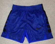 Nike Boy's Basketball Dri-Fit Shorts Blue Black Size 5 NWT