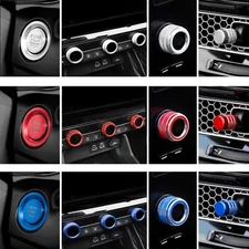 Console AC Switch Air Vent Knob Engine Button Cover for Honda Civic CRV 2022-up