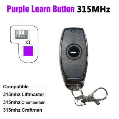 2-Pack LiftMaster 371LM Replacement Remotes - 1-Button, 315MHz Garage Door Opener