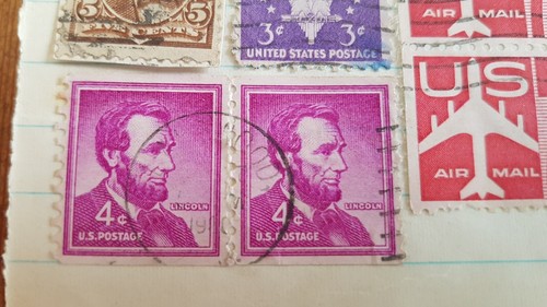 Rare American stamp job lot 18 stamps Benjamin Franklin 1 ,4,5,6 & 7 Cent Stamps - Picture 6 of 6
