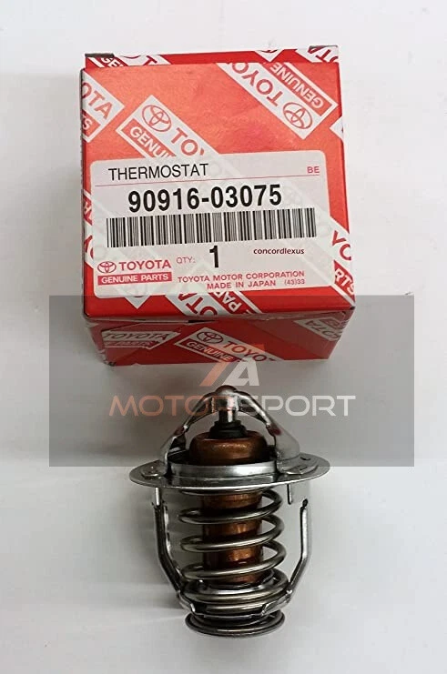GENUINO para Toyota Lexus Motor Refrigerante Termostato y Junta 90916-03075 Foto 2 de 3