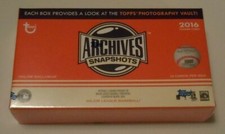 2016 Topps Archives Snapshots Baseball Factory Sealed Box - 1 Autograph per Box