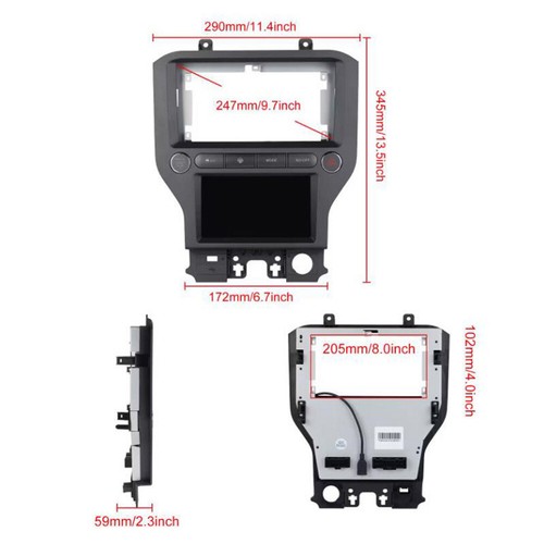 Android 13 autoradio GPS navigatore 32G Apple Carplay per Ford Mustang 2015-21 - Foto 20 di 20