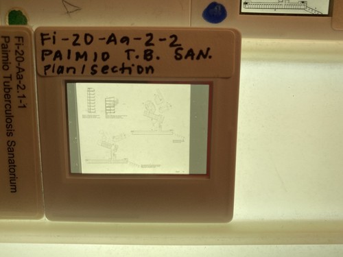 Alvar Aalto “Paimio Tuberculosis San.” Finland Architecture 5 35mm Art Slides - Picture 6 of 6