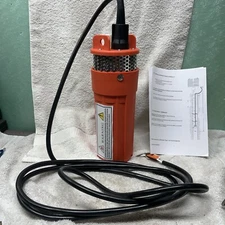 Eco-Worthy 12V DC Submersible Water Pump with 10ft Cable, Water Flow 1.6GPM