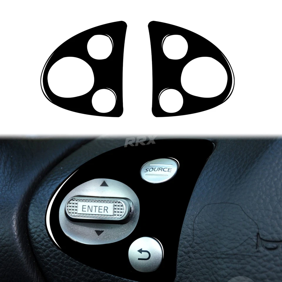 Juego de 55 piezas de molduras interiores completas para piano negro brillante para Infiniti FX35 FX50 QX70 Foto 3 de 4