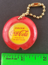 Vintage Coca Cola Soda Keychain Ruler (Has Some Wear)