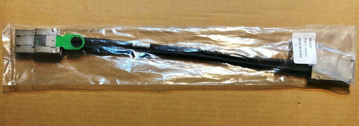 MOLEX 74546-0840 PCIe x8-x8 0.5 Meter 28AWG Ejectors 10GB External