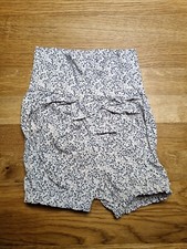 Müsli Hose Pumphose Jogginghose Shorts kurz Gr. 68 74 6 - 12 Mon weiß blau Blume