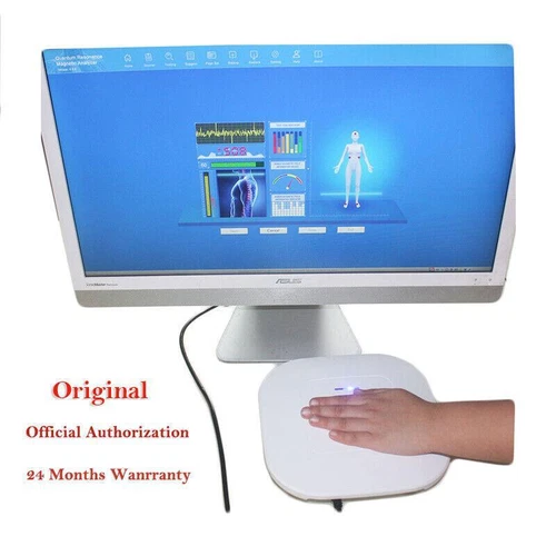 QMR-998 Quantum Resonance Magnetic Analyzer Set Hand Touch Quantum Body Analyzer - Picture 1 of 24