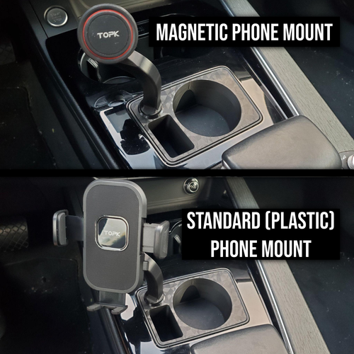 Center Console Cupholder and Phone Mount for 2020+ Audi A4, A5, and Q5 (B9.5) - Bild 6 von 10