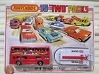 Lesney Matchbox 1976 TP-8 CARNABY STREET Bus + HOVERCRAFT Two Pack Nu in BublPak