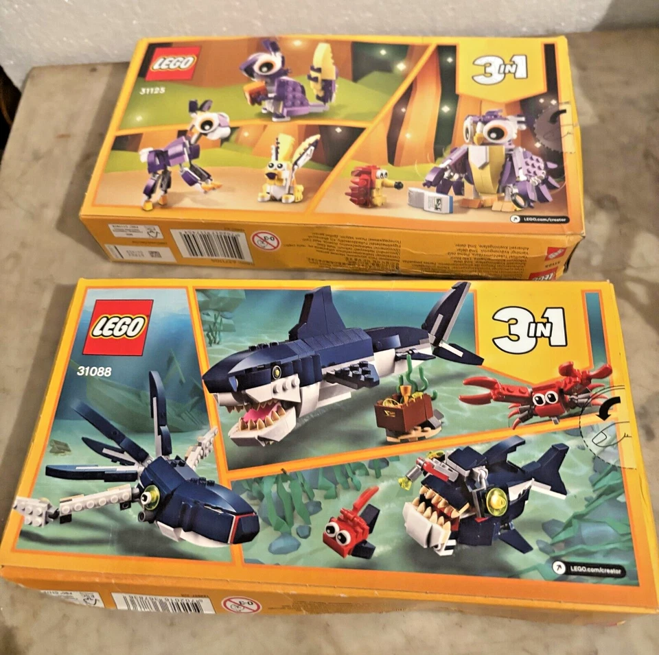 Lego Creations 3 In 1      2Boites neuves scellées  #31125 et  #31088 - Photo 2/2